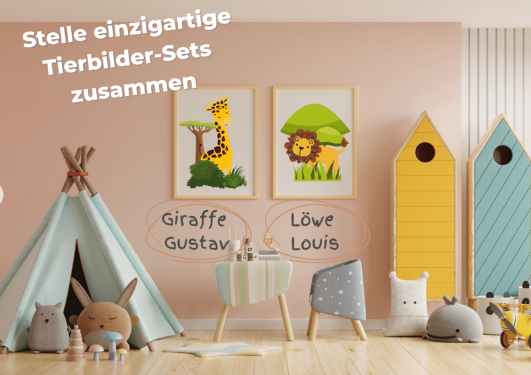 kar-head-start-tierbilder-kinderzimmer-löwe